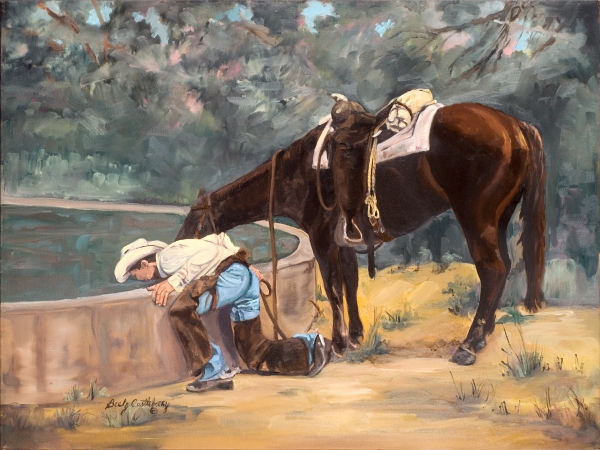 Click here to view The Modern Cowboy artwork by Becky Castleberry