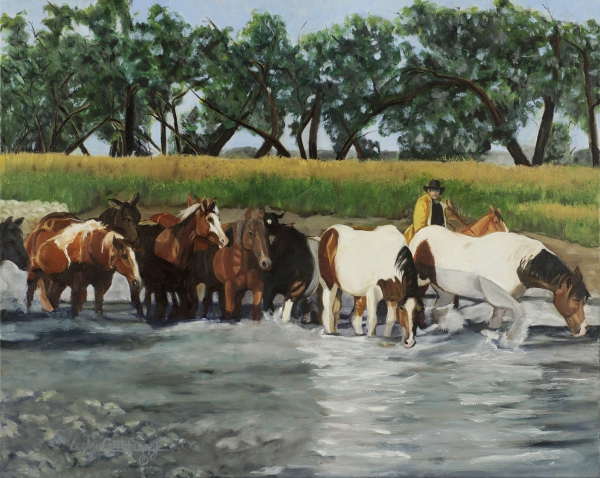 Click here to view The Ole' Watering Hole by Becky Castleberry